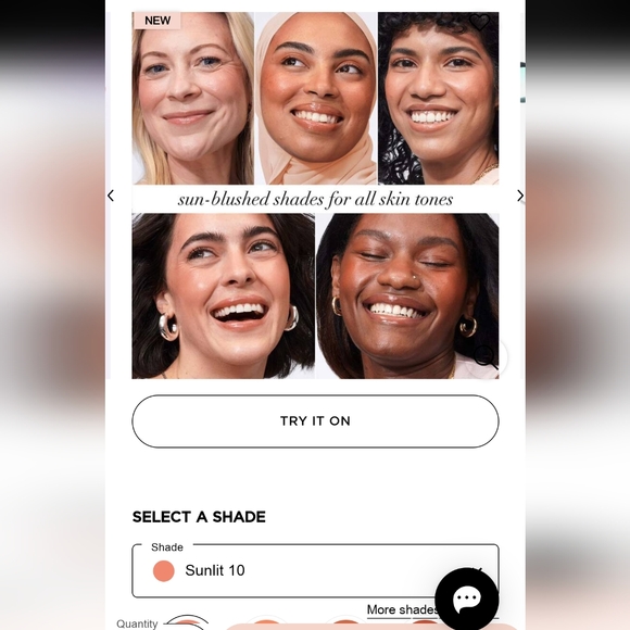 Sealed Sunlit 10 GLOW WITH CONFIDENCE SUN CREAM BLUSH .63 - Picture 5 of 7